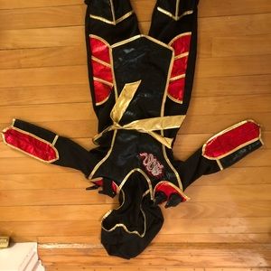 Kids ninja costume size 3/4 gently worn